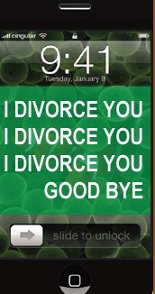 divorce via text
